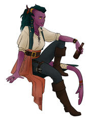 tiefling pirate