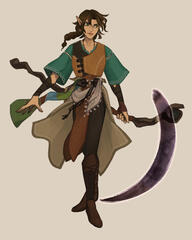 twilight druid with scythe