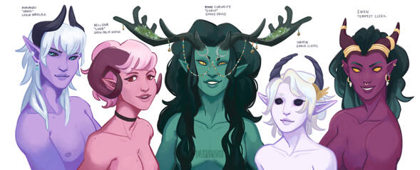 tiefling lineup