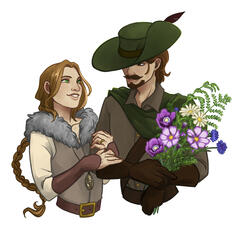 zhenya and ricardo, commisioned by lisa