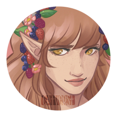 elf druid, commissioned by Alissa