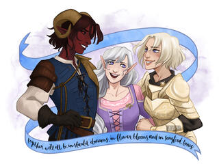 victorious party, commissioned by Elisa