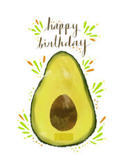 avocado birthday